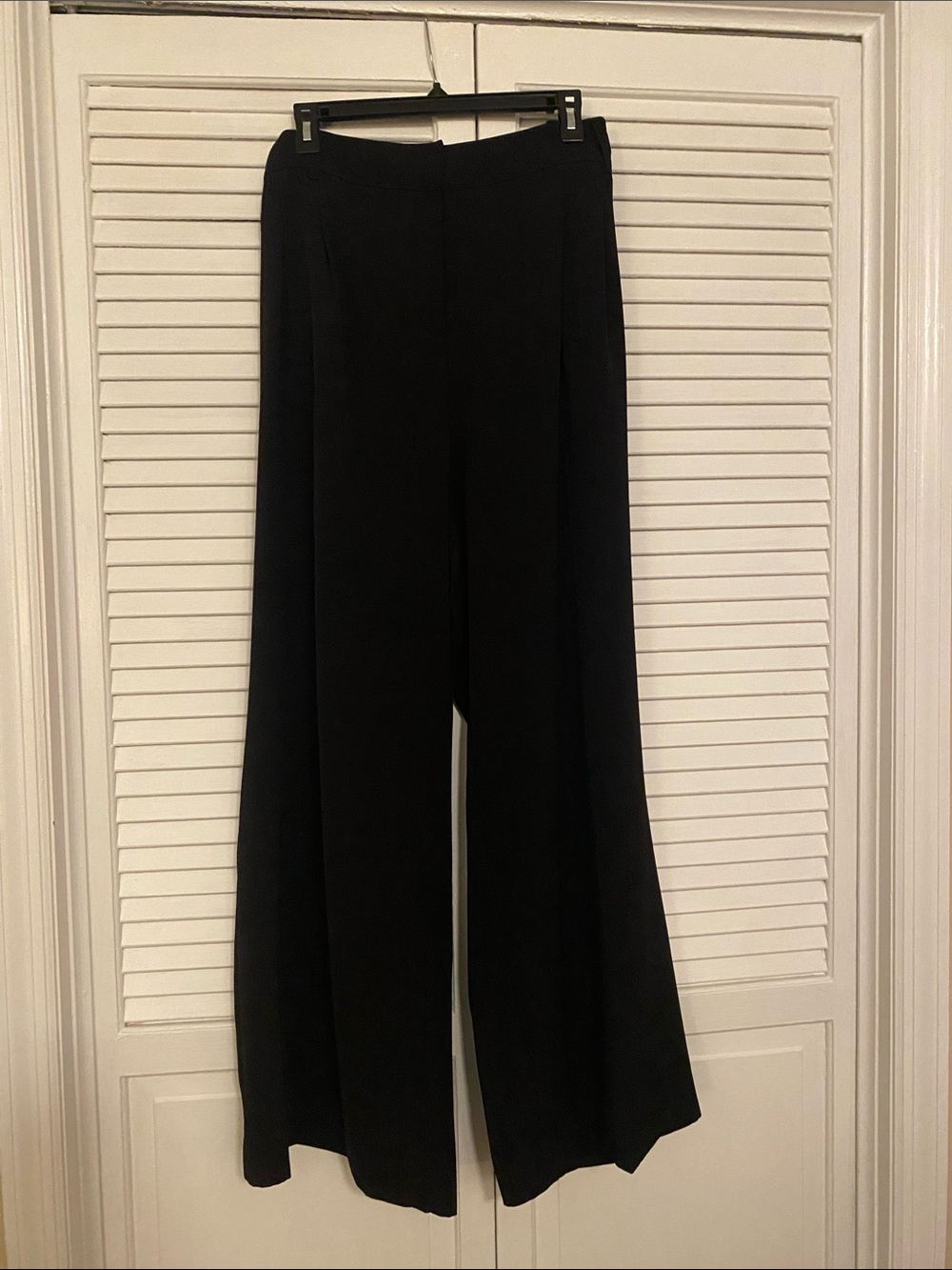 Vince Camuto Black Wide-Leg Trousers
